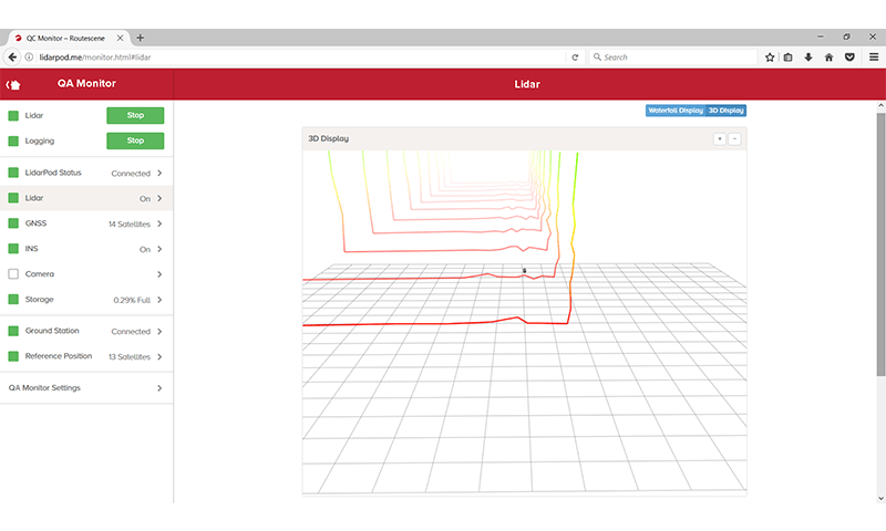 Image of QA Monitor web app