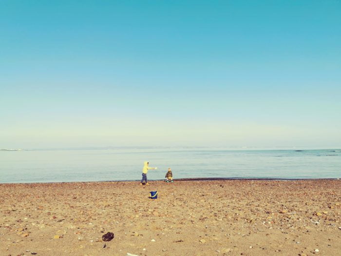 Exercise at the beach