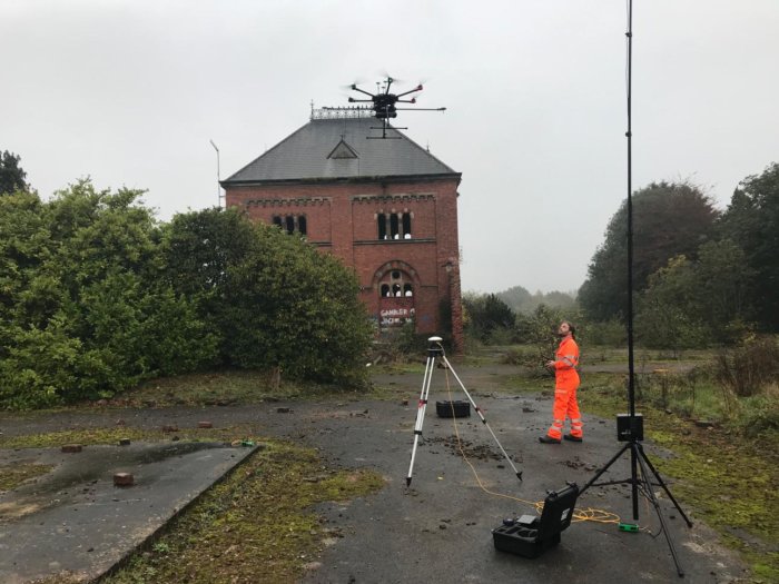 Ground set up near the Old Pump Station