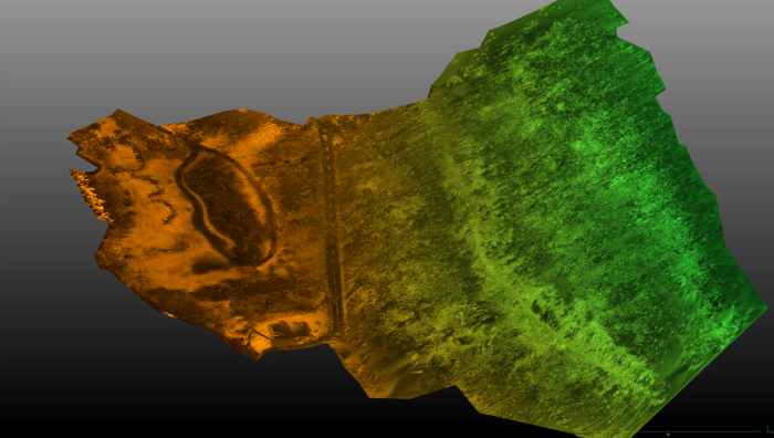 Routescene Kenmore Drummond Hill UAV LiDARBare Earth Model