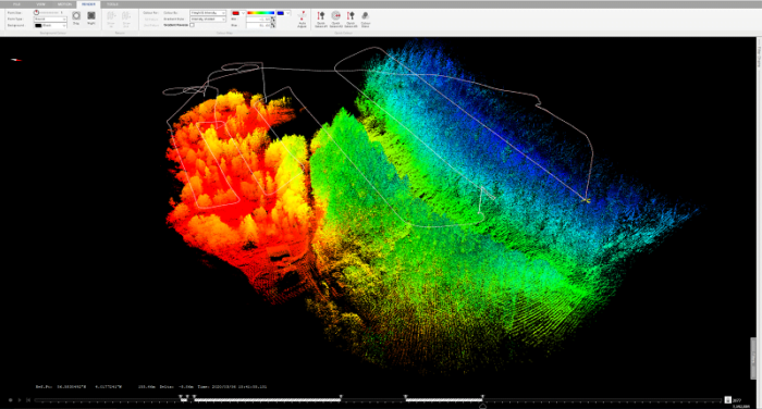 Kenmore Routescene UAV Lidar flight plan