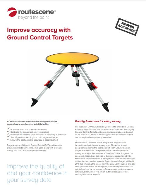 Routescene Ground Control Targets brochure - Routescene
